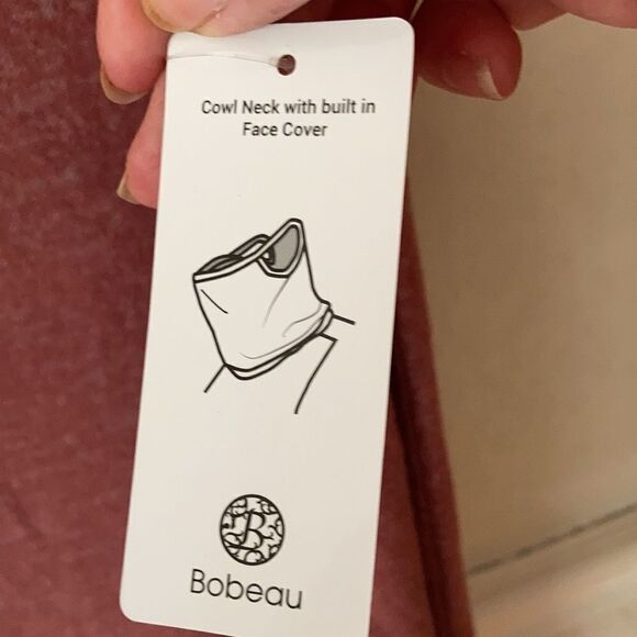 Bobeau Women’s Chic Boho Pullover Cowl Neck MIDI Dress - Picture 5 of 10